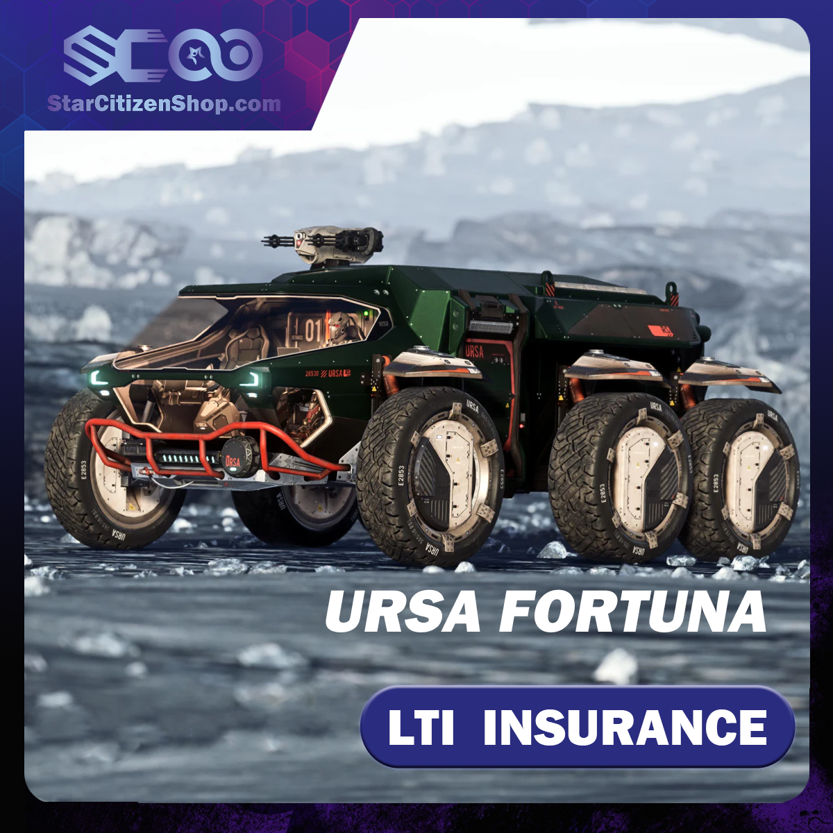 RSI Ursa Fortuna Standalone Ship in Star Citizen, studio product view