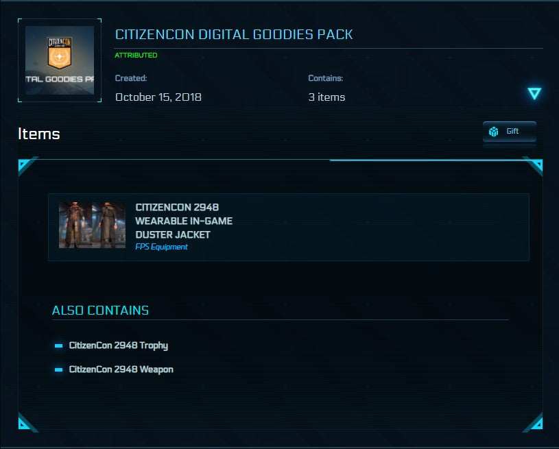 CitizenCon 2948 Digital Goodies Pack