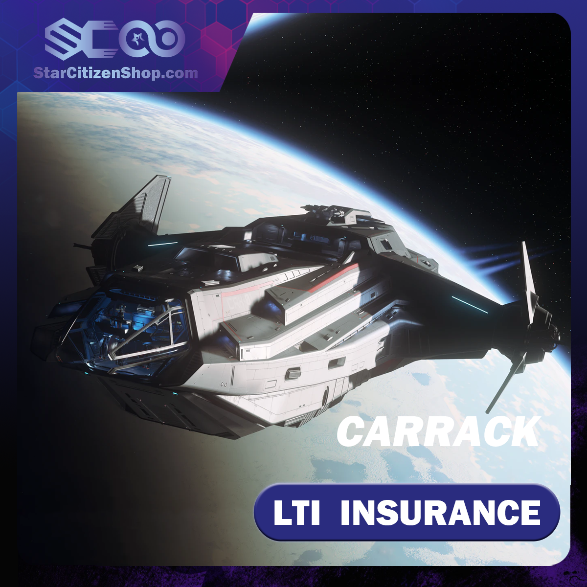 Anvil Carrack standalone ship in Star Citizen