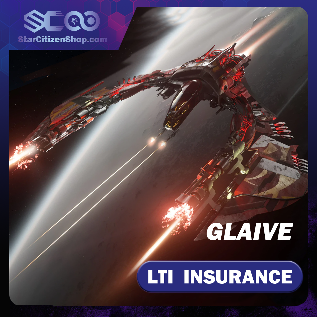 Esperia Glaive standalone ship in Star Citizen