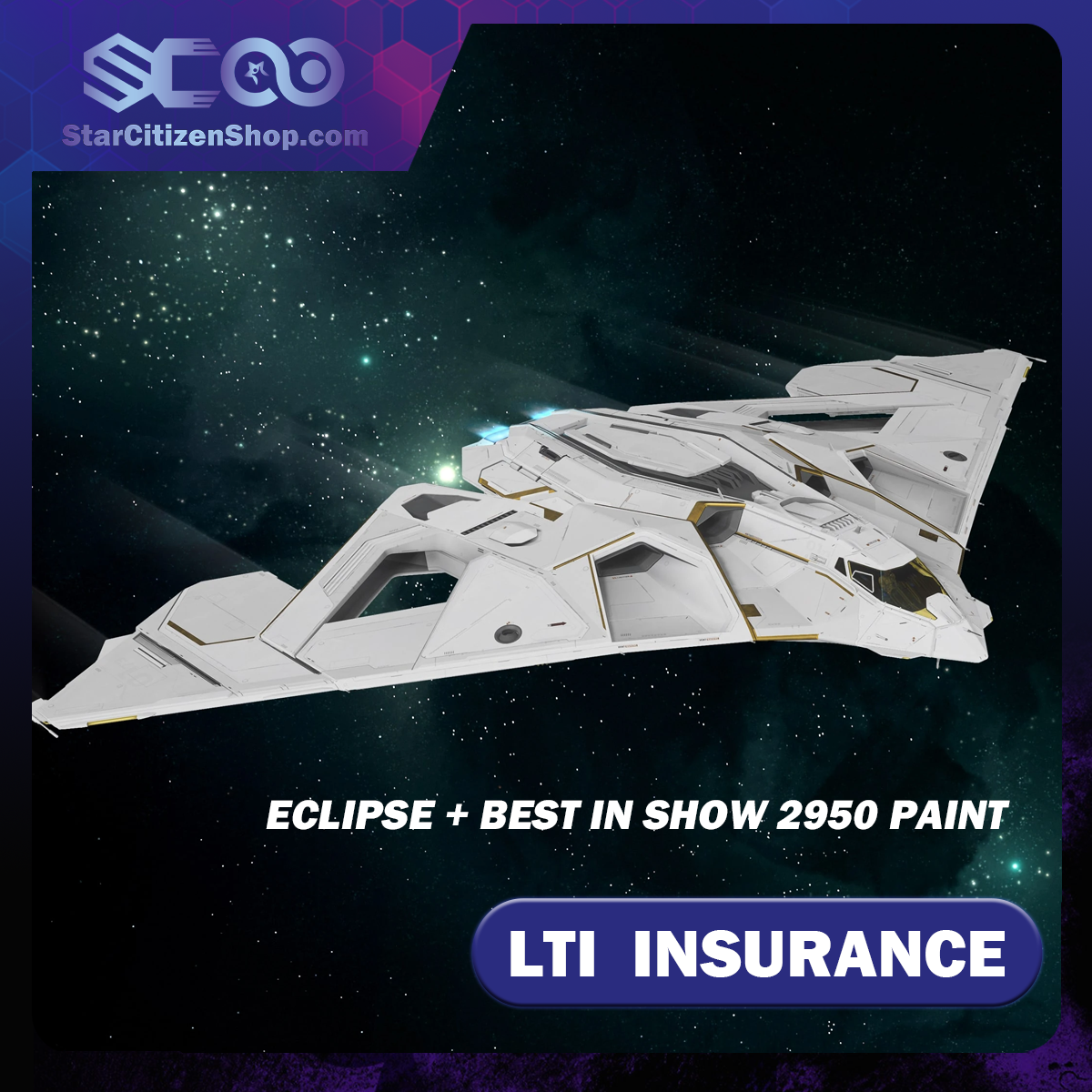 Aegis Eclipse with Best in Show 2950 paint standalone ship in Star Citizen