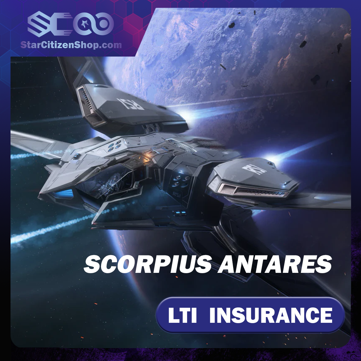 RSI Scorpius Antares Standalone Ship in Star Citizen