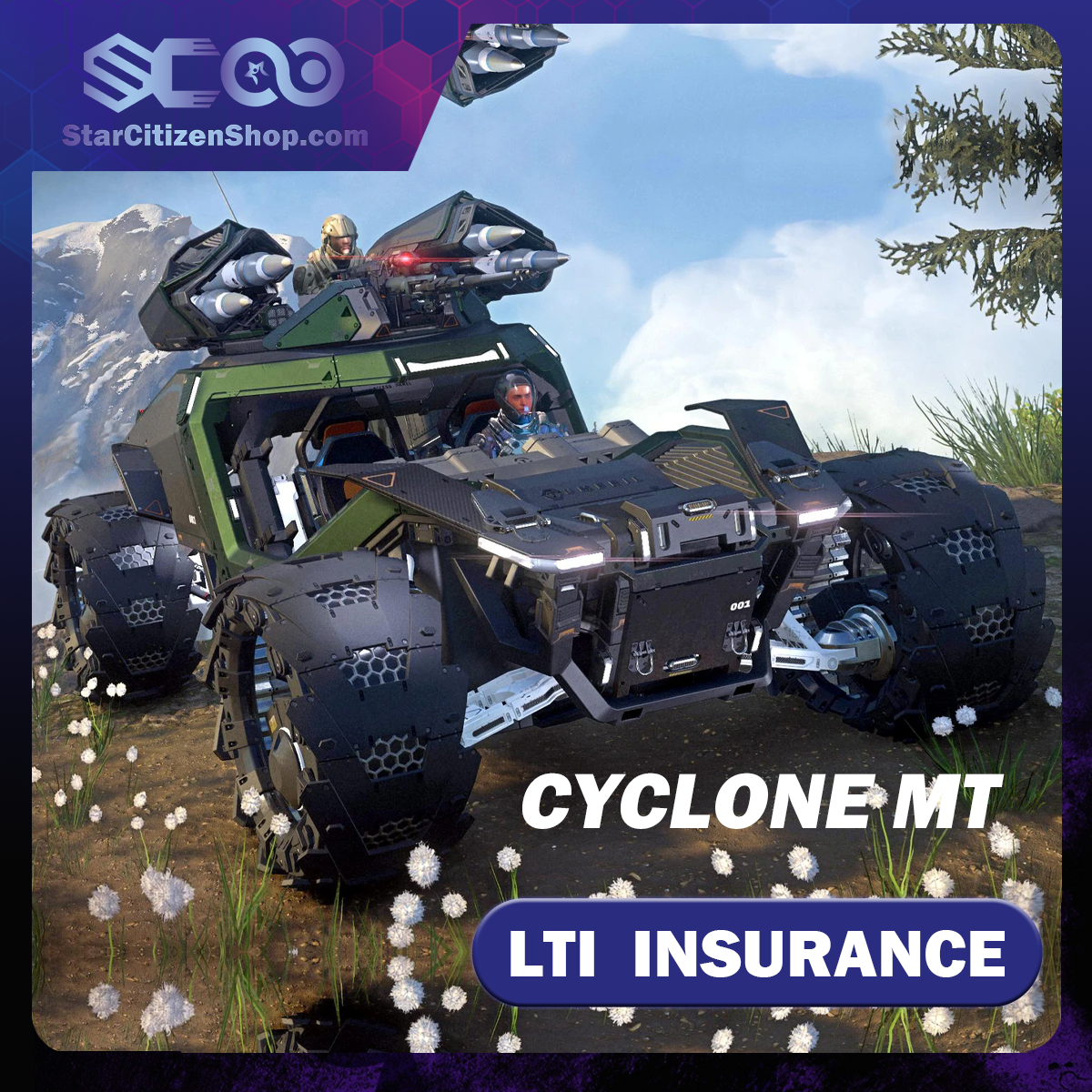 Tumbril Cyclone MT Standalone Vehicle in Star Citizen, studio product view