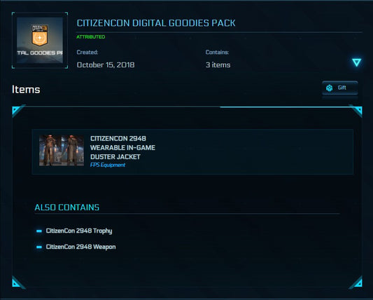 CitizenCon 2948 Digital Goodies Pack