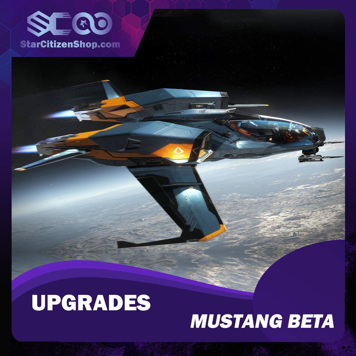 Star Citizen Upgrade to Mustang Beta – Consolidated Outland Mustang Beta CCU ship upgrade
