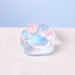 Transparent-blue-pink Paw Taba Squishy