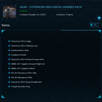 CitizenCon 2954 Digital Goodies Pack