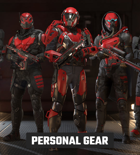 "Red Alert" Weapons & Armor Collection