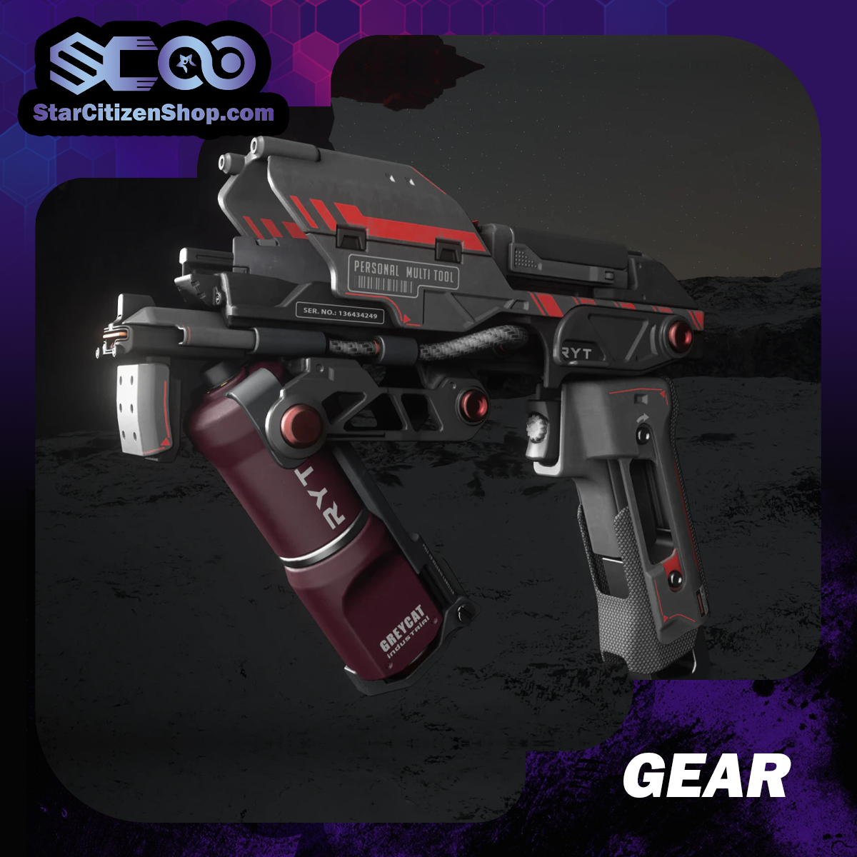 Pyro RYT "Black Cherry" Multi-Tool