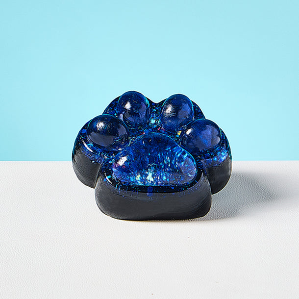 Transparent-black-blue Paw Taba Squishy
