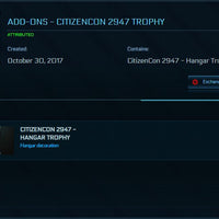 Citizencon 2947 Hangar Trophy