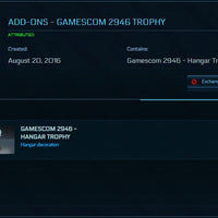 Gamescom 2946 Hangar Trophy