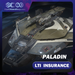 Anvil Paladin standalone ship in Star Citizen
